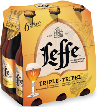 Leffe Tripel set van 6 flesjes á 0,30 liter Leffe Tripel set van 6 flesjes á 0,30 liter